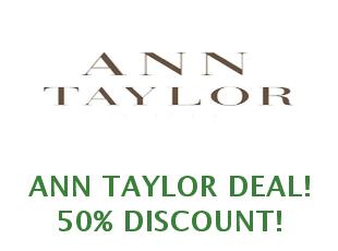 Coupons Ann Taylor save up to 50%