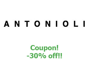 Discount code Antonioli save up to 30%