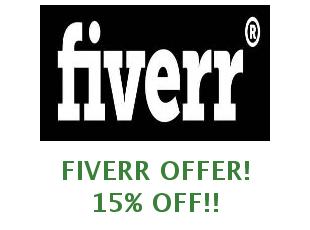 Discounts Fiverr save up to 20%