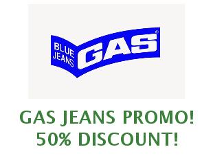 Promotional codes and coupons Gas Jeans save up to 30%