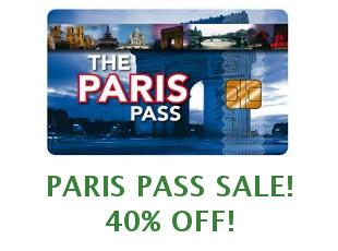 Promotional codes and coupons Paris Pass