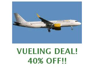 Coupons Vueling, save 20 euros on your flight